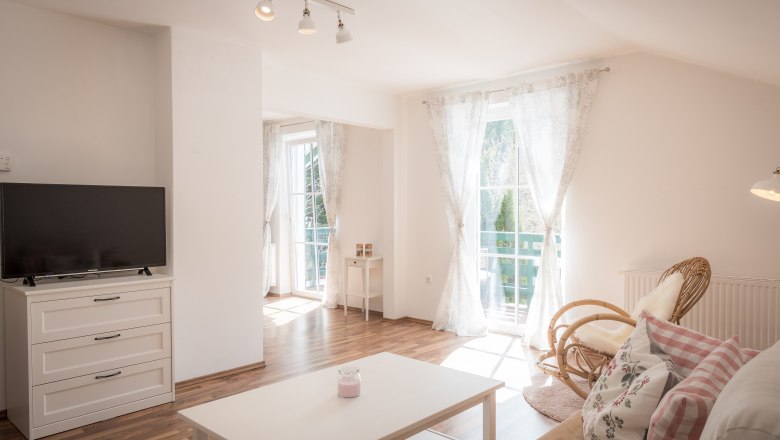 Living room in the Weitental vacation home, © Gerald Demolsky Living room in the Weitental vacation home, © Gerald Demolsky