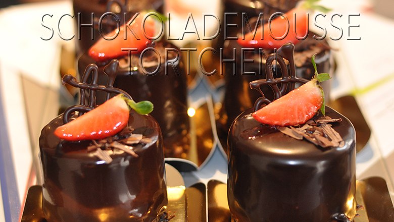 Chocolate mousse tartlets, © Herwig Gasser GmbH Chocolate mousse tartlets, © Herwig Gasser GmbH