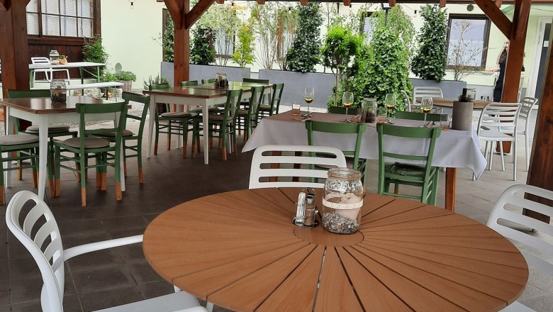 Guest garden Gasthof zum Heidentor, © Donau Niederösterreich, Neubauer Guest garden Gasthof zum Heidentor, © Donau Niederösterreich, Neubauer