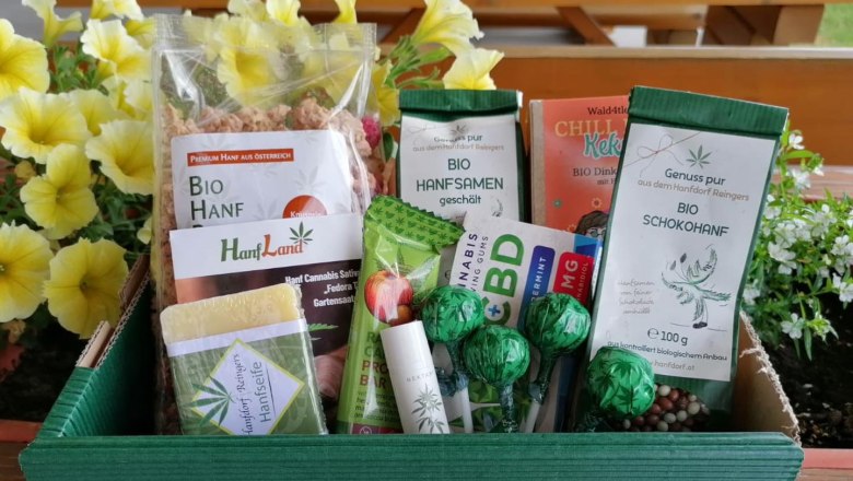 Hemp products store, © Gemeinde Reingers Hemp products store, © Gemeinde Reingers