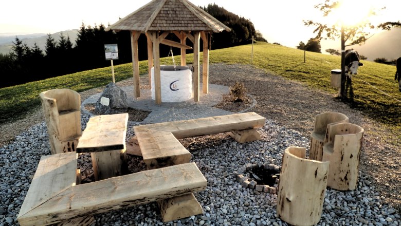 Cider fountain on the Hirschberg, © Ybbstaler Alpen Cider fountain on the Hirschberg, © Ybbstaler Alpen