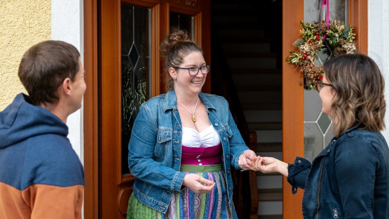 Welcoming our guests, © Familie Grasberger Welcoming our guests, © Familie Grasberger