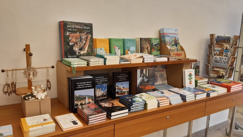 Selection of books in the monastery store at Herzogenburg Abbey, © Stift Herzogenburg Selection of books in the monastery store at Herzogenburg Abbey, © Stift Herzogenburg