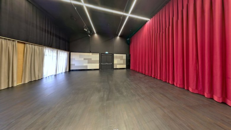 Ybbsfeldhalle stage area, © Roland Schuller Ybbsfeldhalle stage area, © Roland Schuller