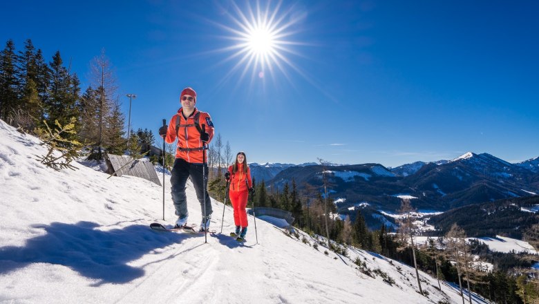 Ski touring, © Mariazeller Bürgeralpe Ski touring, © Mariazeller Bürgeralpe
