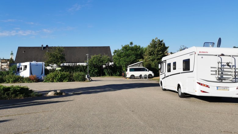 Motorhome parking space, © Daniel Wöhrer Motorhome parking space, © Daniel Wöhrer