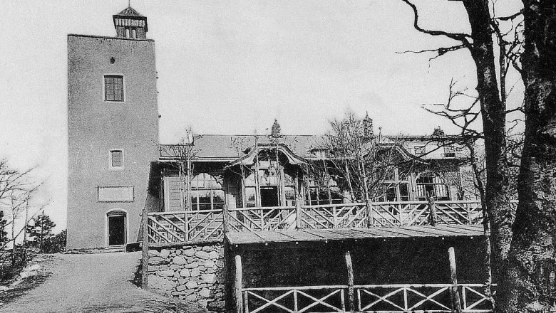 Sina-Warte and Iron Gate shelter_frueher, © Michael Platzer, ÖTK Sina-Warte and Iron Gate shelter_frueher, © Michael Platzer, ÖTK