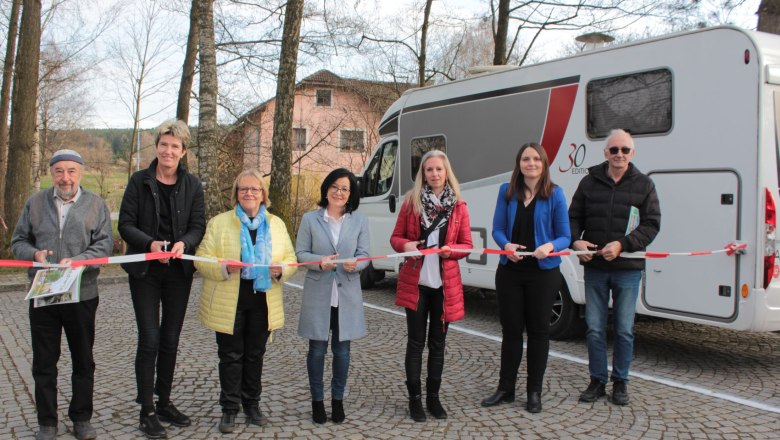 Opening of Heidenreichstein motorhome parking area, © Walter Kellner, Regional Medien Opening of Heidenreichstein motorhome parking area, © Walter Kellner, Regional Medien