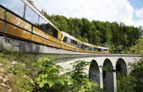 Mariazell Railway "The stairway to heaven", © weinfranz.at The stairway to heaven crosses a bridge surrounded by green nature.
