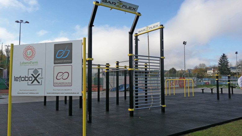 Calisthenics Park, © Gemeinde St. Peter/Au Calisthenics Park, © Gemeinde St. Peter/Au