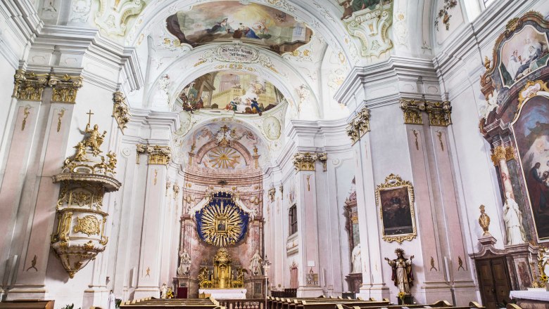 Pilgrimage church Maria Langegg interior view, © Daniela Matejschek Pilgrimage church Maria Langegg interior view, © Daniela Matejschek