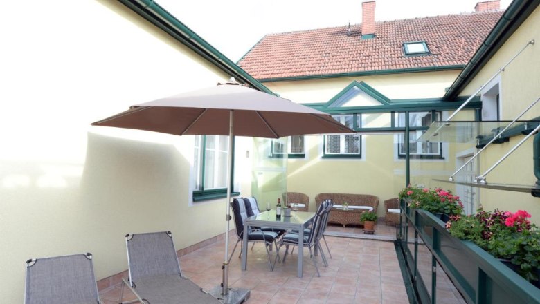 Apartment terrace, © Regina Petric Apartment terrace, © Regina Petric