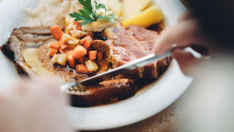Pambalk-Blumauer Inn "Zum schwarzen Rössl", © Moststraße, dochbodnliacht Pambalk-Blumauer Inn "Zum schwarzen Rössl", © Moststraße, dochbodnliacht