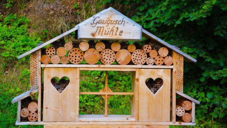 Hotel for insects, © Waldviertler Seminarhaus Gauguschmühle Hotel for insects, © Waldviertler Seminarhaus Gauguschmühle