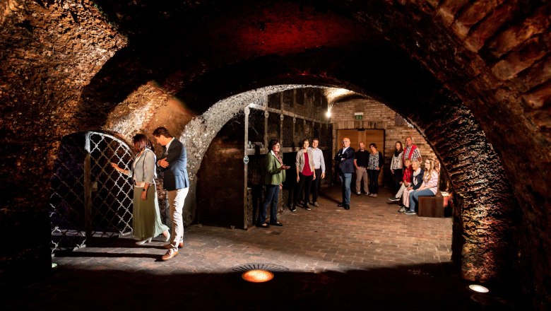 Treasure chamber: Historic bottle cellar of the Krems winegrowers, © Robert Herbst Treasure chamber: Historic bottle cellar of the Krems winegrowers, © Robert Herbst