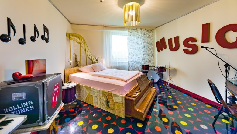 Music room, © Boutiquehotel Freizeit-Tempel Music room, © Boutiquehotel Freizeit-Tempel