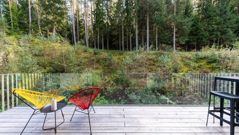 Balcony - Apartment 2, © Waldrefugium, Fotostudio Huger Balcony - Apartment 2, © Waldrefugium, Fotostudio Huger