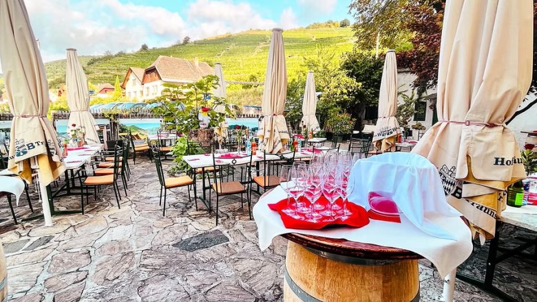 Stierschneiders Weinhotel Wachau guest garden, © Familie Stierschneider Stierschneiders Weinhotel Wachau guest garden, © Familie Stierschneider