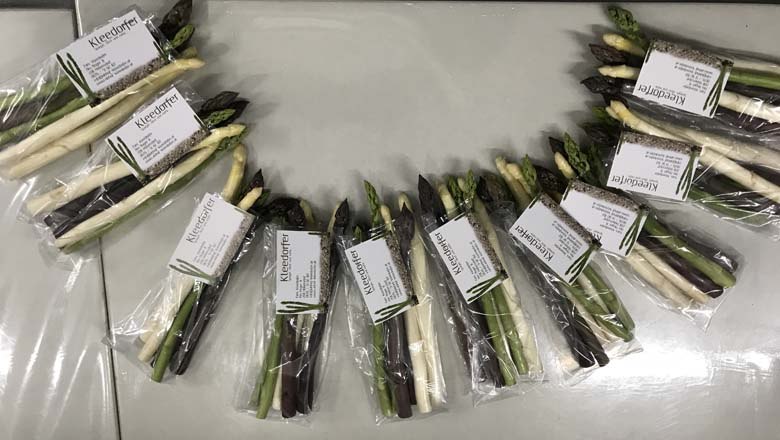 Our asparagus assortment, © Fam. Kleedorfer Our asparagus assortment, © Fam. Kleedorfer