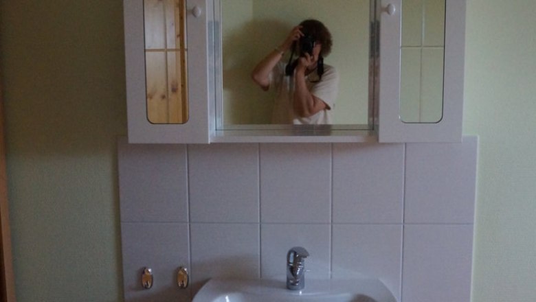 Washbasin in the pine room, © Reep Washbasin in the pine room, © Reep