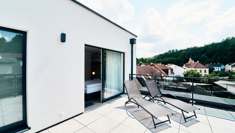 Terrace view, © I'm Inn Zwettl, Fotograf Patrick Weichmann Terrace view, © I'm Inn Zwettl, Fotograf Patrick Weichmann