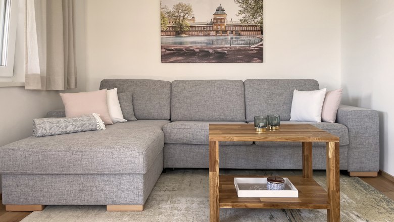 Sofa bed in the living room, © Kay Haderer Sofa bed in the living room, © Kay Haderer