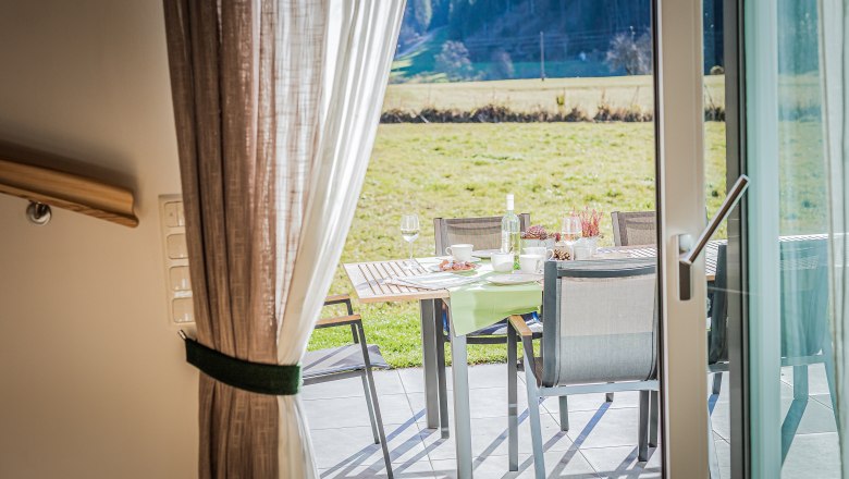 Green vacation apartment - terrace, © Ludwig Fahrnberger Green vacation apartment - terrace, © Ludwig Fahrnberger