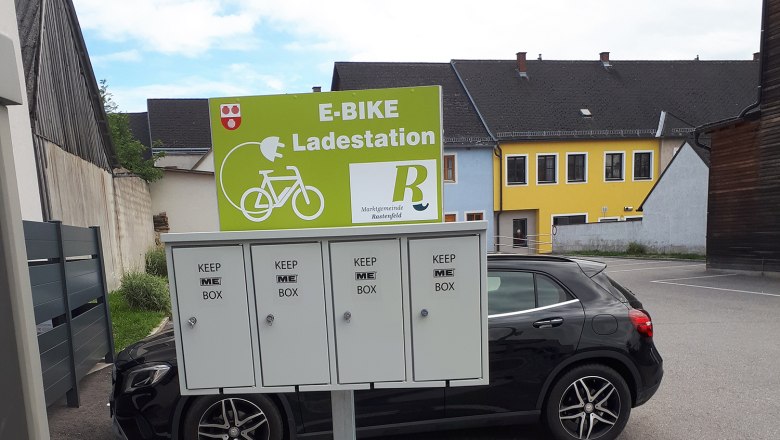 Rastenfeld e-bike charging stations, © Marktgemeinde Rastenfeld Rastenfeld e-bike charging stations, © Marktgemeinde Rastenfeld