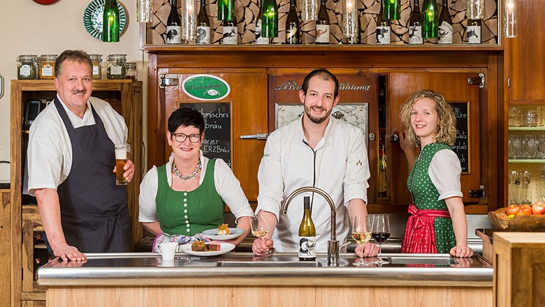 The Hueber family looks forward to your visit, © Rita Newman The Hueber family looks forward to your visit, © Rita Newman