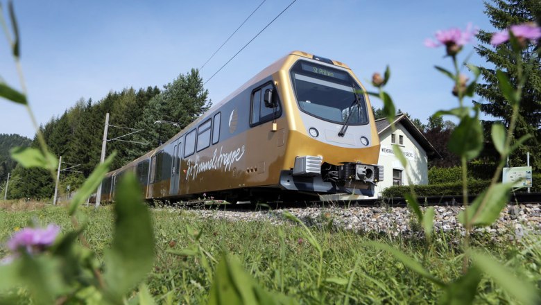 Fast on the move: the Mariazell Railway, © Mostviertel Tourismus, weinfranz.at Fast on the move: the Mariazell Railway, © Mostviertel Tourismus, weinfranz.at