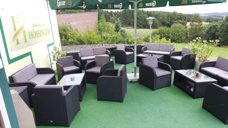 Terrace, © Hotel Residenz Hössinger Terrace, © Hotel Residenz Hössinger