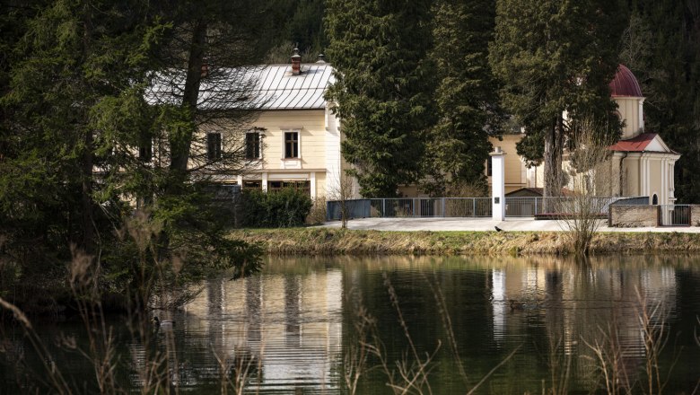 Neubruck Castle pond area, © Töpperschloss Neubruck Neubruck Castle pond area, © Töpperschloss Neubruck