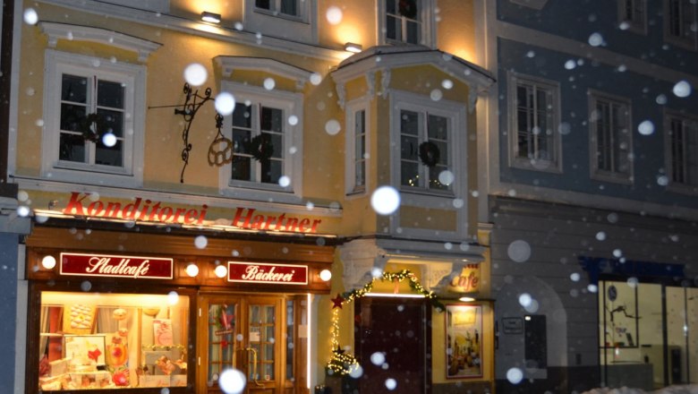 Konditorei Hartner in winter, © Sandra Grafeneder Konditorei Hartner in winter, © Sandra Grafeneder