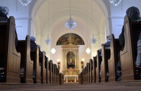 Kammersdorf parish church, © Eitermoser Leopold Interior view of the Kammersdorf parish church with a view of the altar.