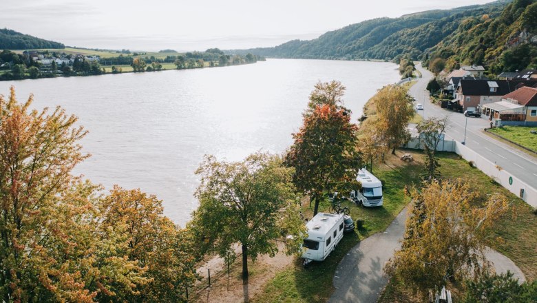 Aerial view of Camping Marbach, © Marbach Camping Aerial view of Camping Marbach, © Marbach Camping