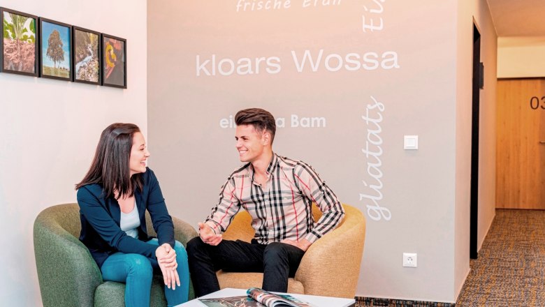 Lounge area in the N8 quarter, &copy; Alexander Kaufmann MP Media GmbH