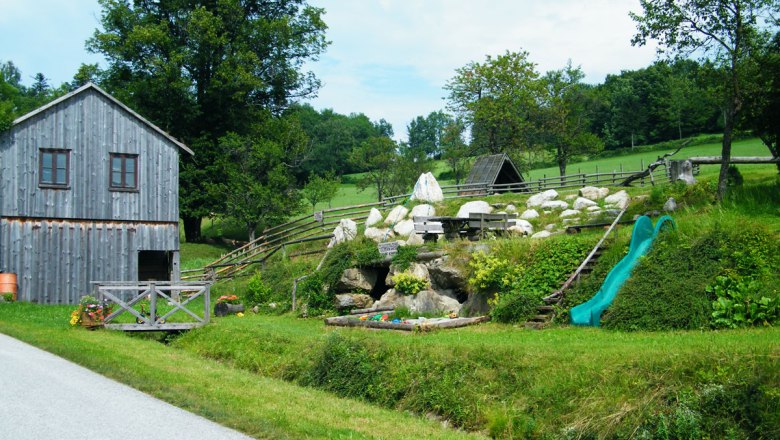 A view of the playground, © Einkehrhof Poggau