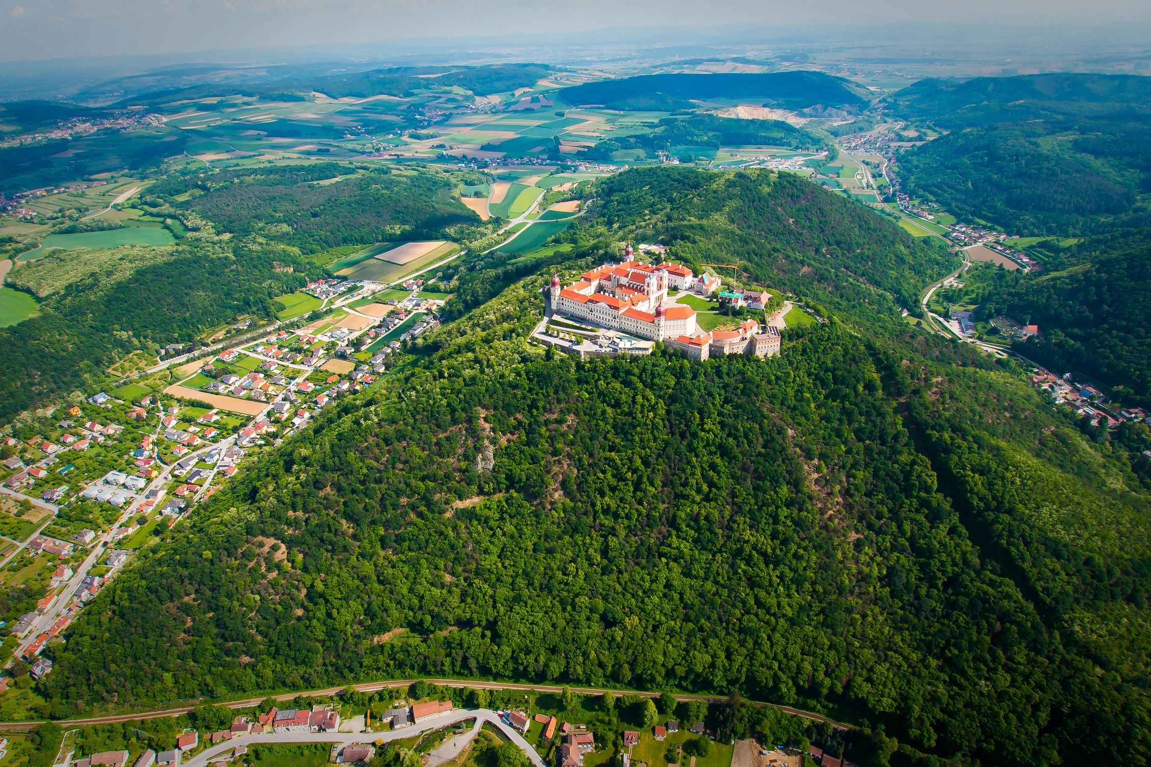 Göttweig Abbey bird's eye view