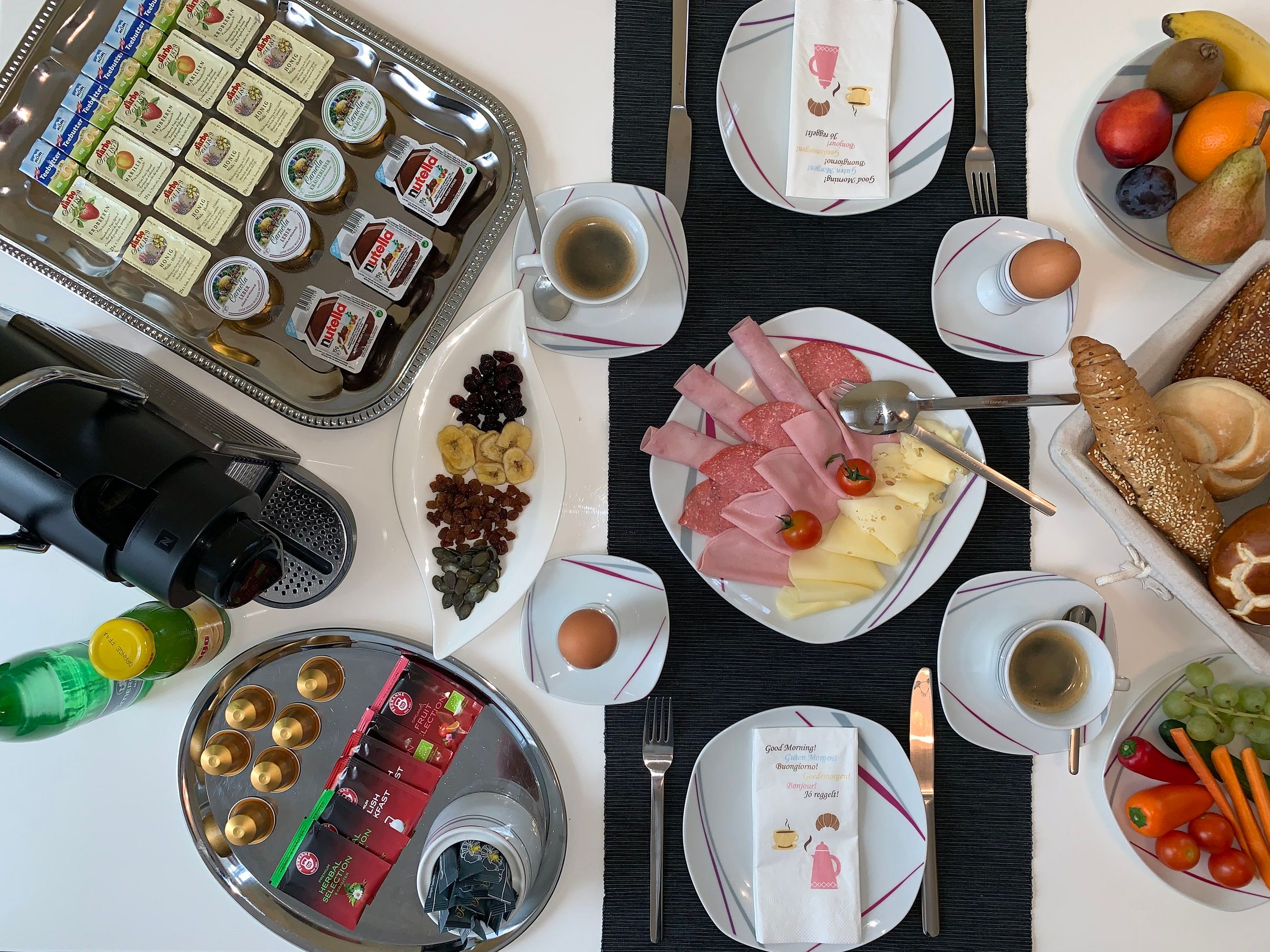 Private breakfast in your own apartment
