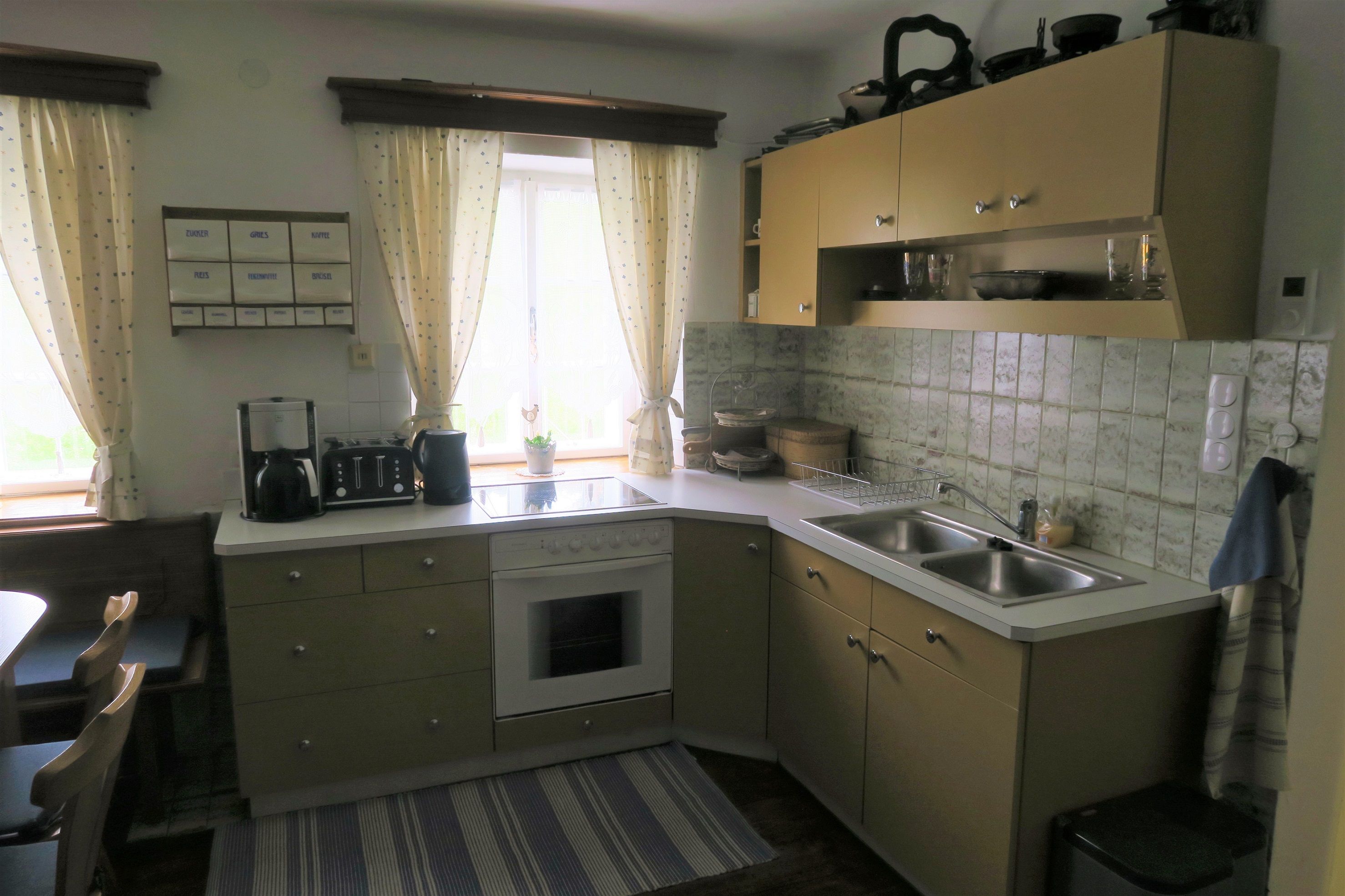 Kitchen in the Dörrmühle vacation home