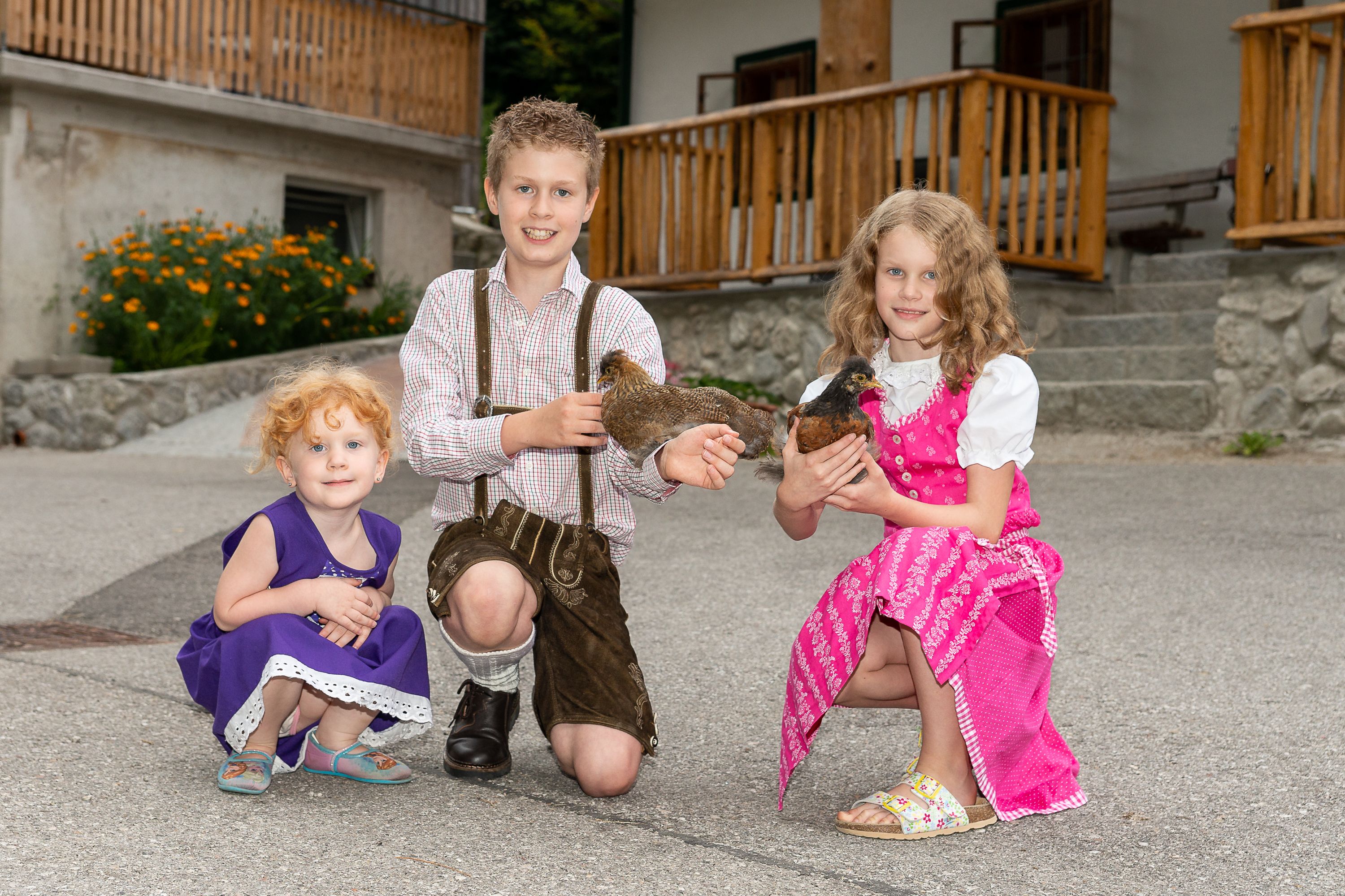 Nicole, Sebastian and Laura