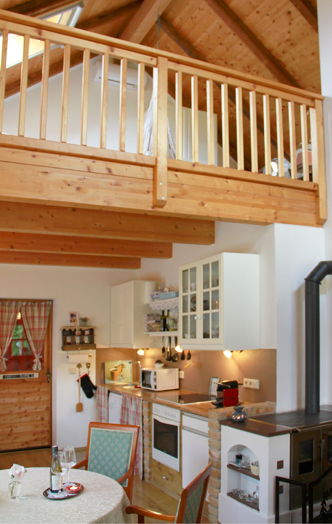 Gallery and kitchen