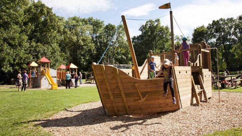 Playground in the Laxenburg Castle Park, © Raimo Rumpler