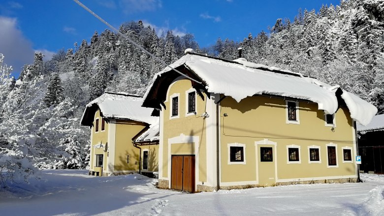 Rafting-Pension Black Sheeps Adventures in winter, &copy; David Gregorik