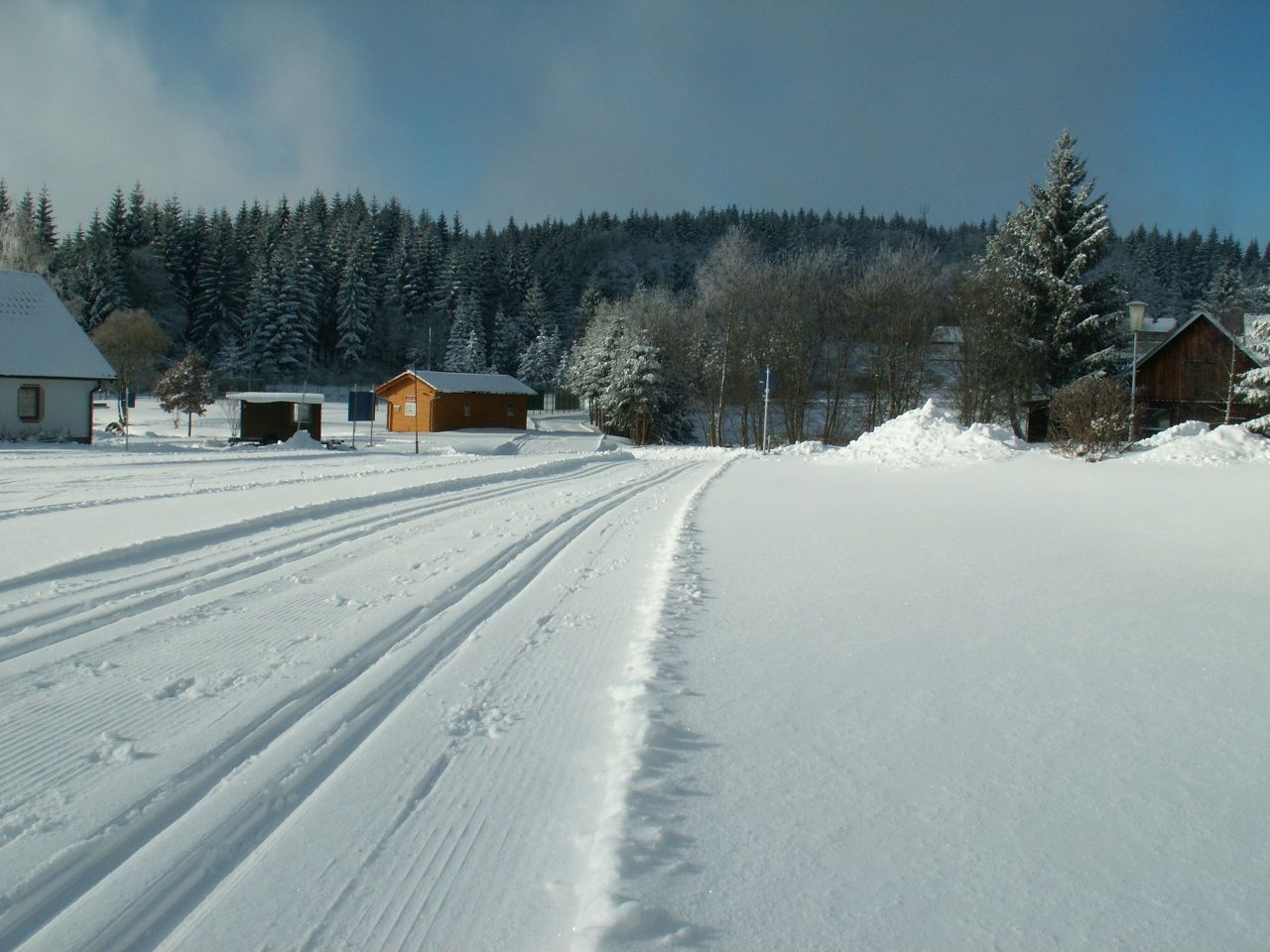 Cross-country skiing in Bärnkopf - local trail 1