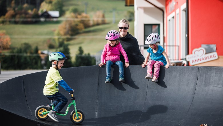 Mini bike park in Annaberg, © Fred Lindmoser