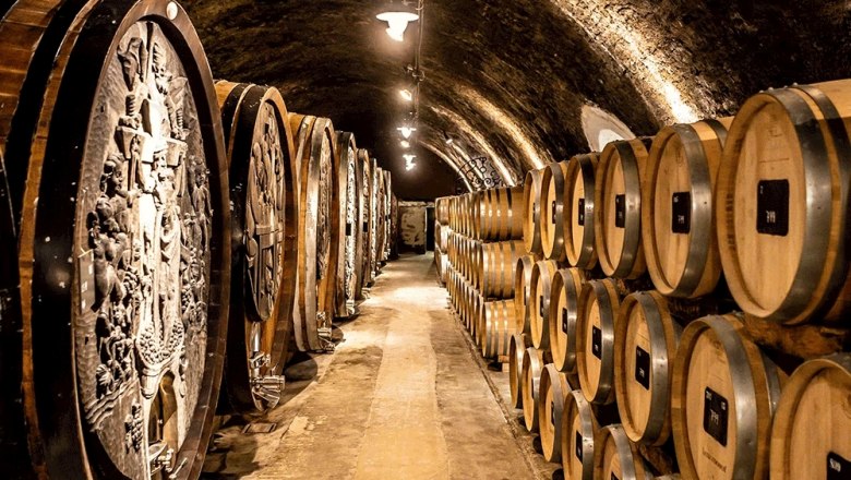 Gutskeller der Weinkellerei Lenz Moser, © Weinkellerei Lenz Moser