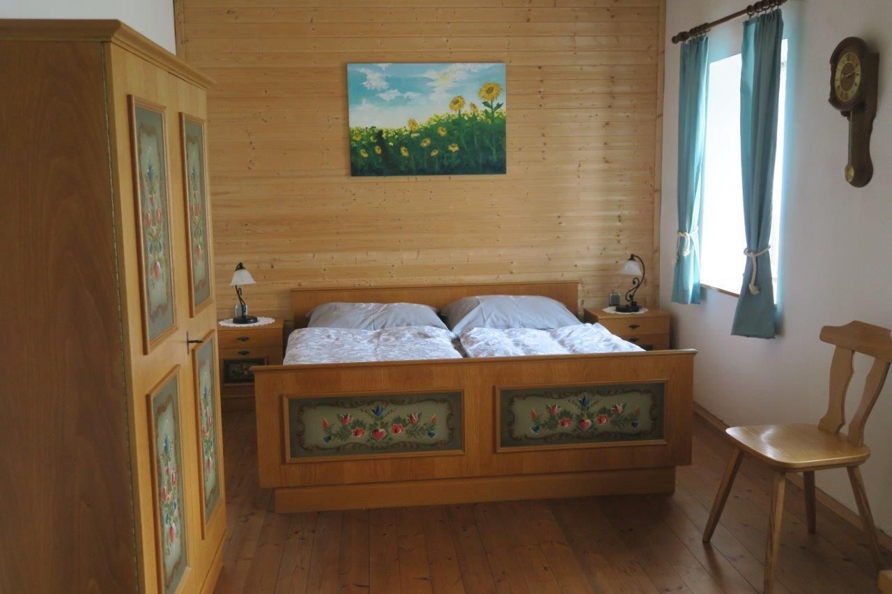 Vacation home Dörrmühle- bedroom on the ground floor