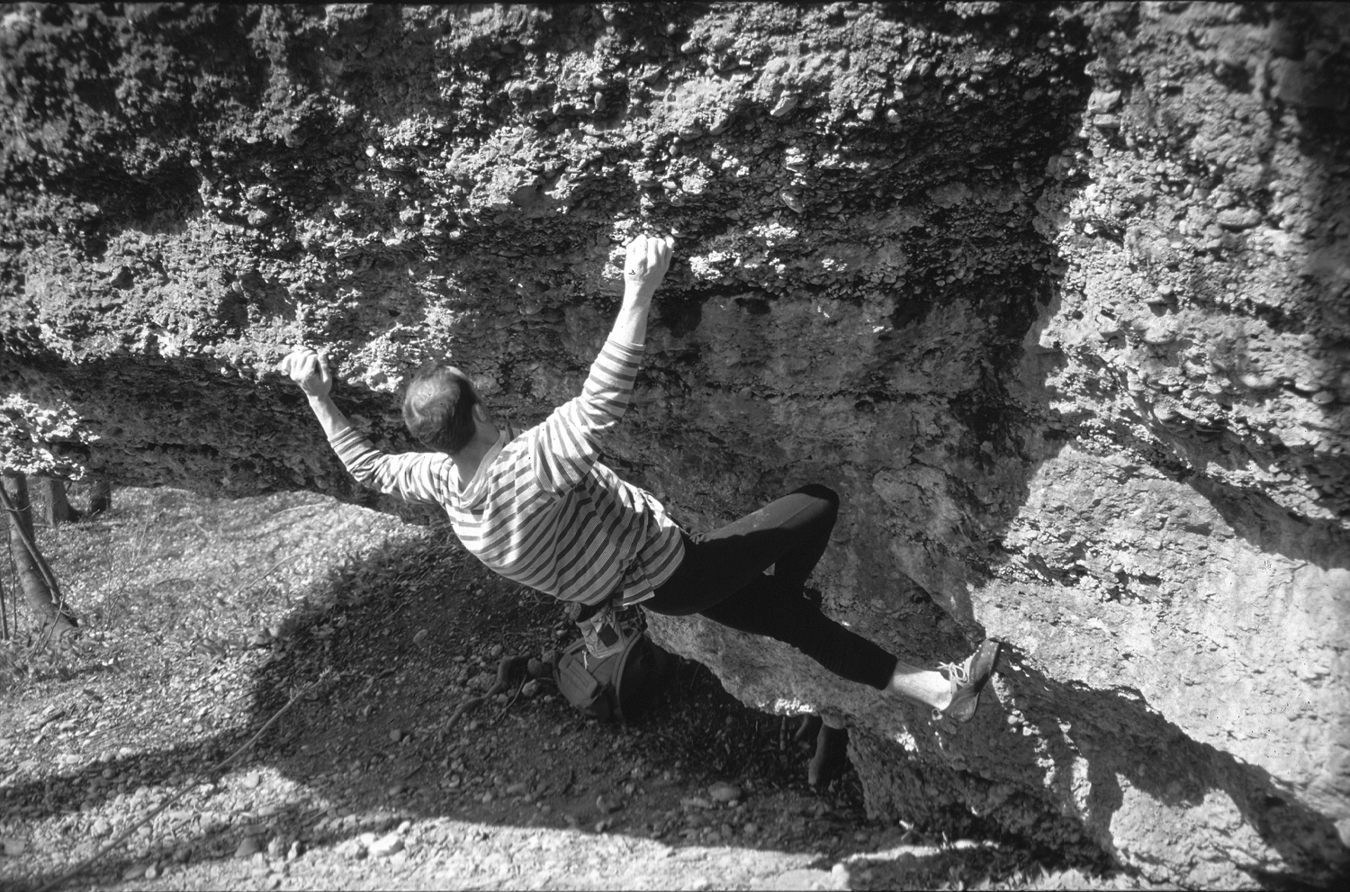 In the Steinwände bouldering area