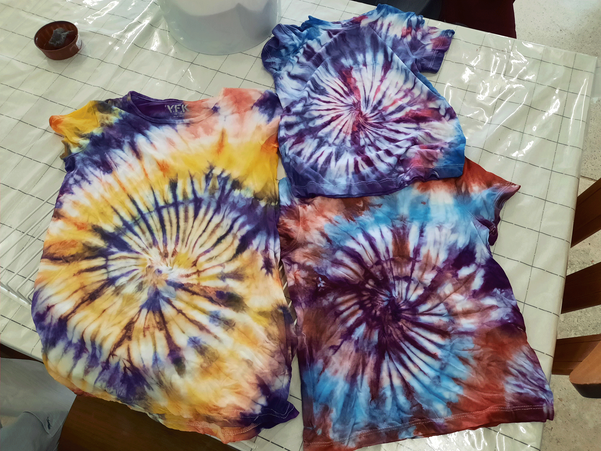 T-shirt batiked